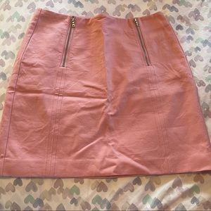 LOFT pink mini skirt- 6
